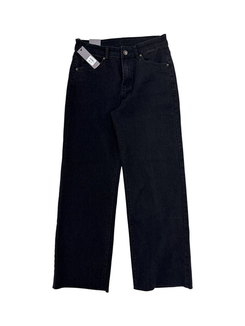 KDF Women's Straight Leg Jeans Black Size 8